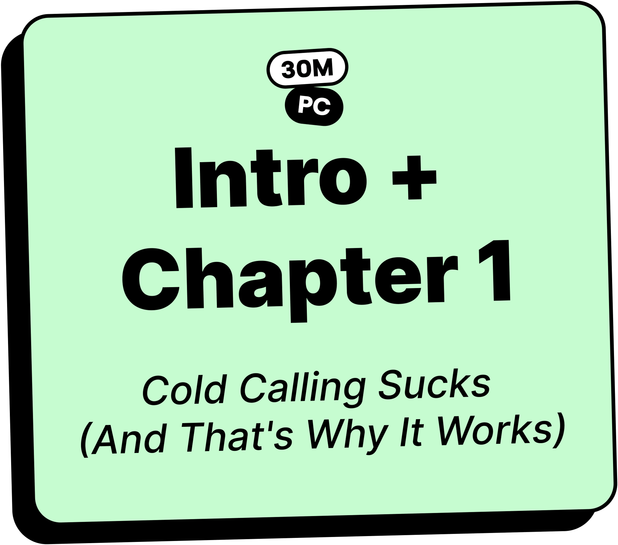 Intro + Ch1